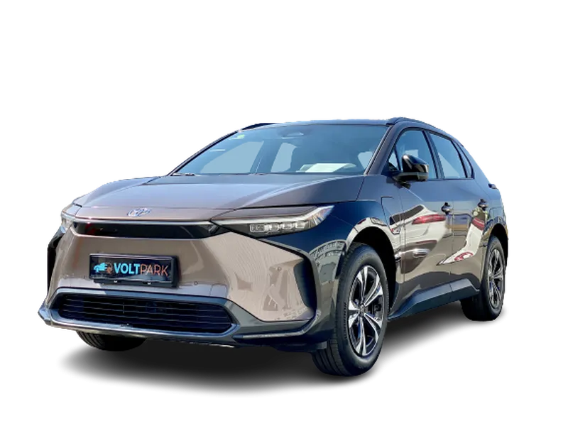 Нова TOYOTA BZ4X 2WD 66,7 2023 (коричневий) – Фото екстер'єру спереду 
