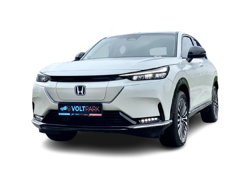Новий електромобіль Honda e:NS1 e-Dynamic 68.8 кВт⋅год FWD 2023 White – Фото екстер'єру під кутом спереду